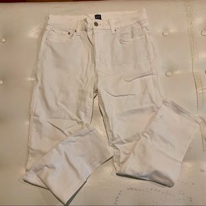 Gap True Skinny White Jeans Sz 29